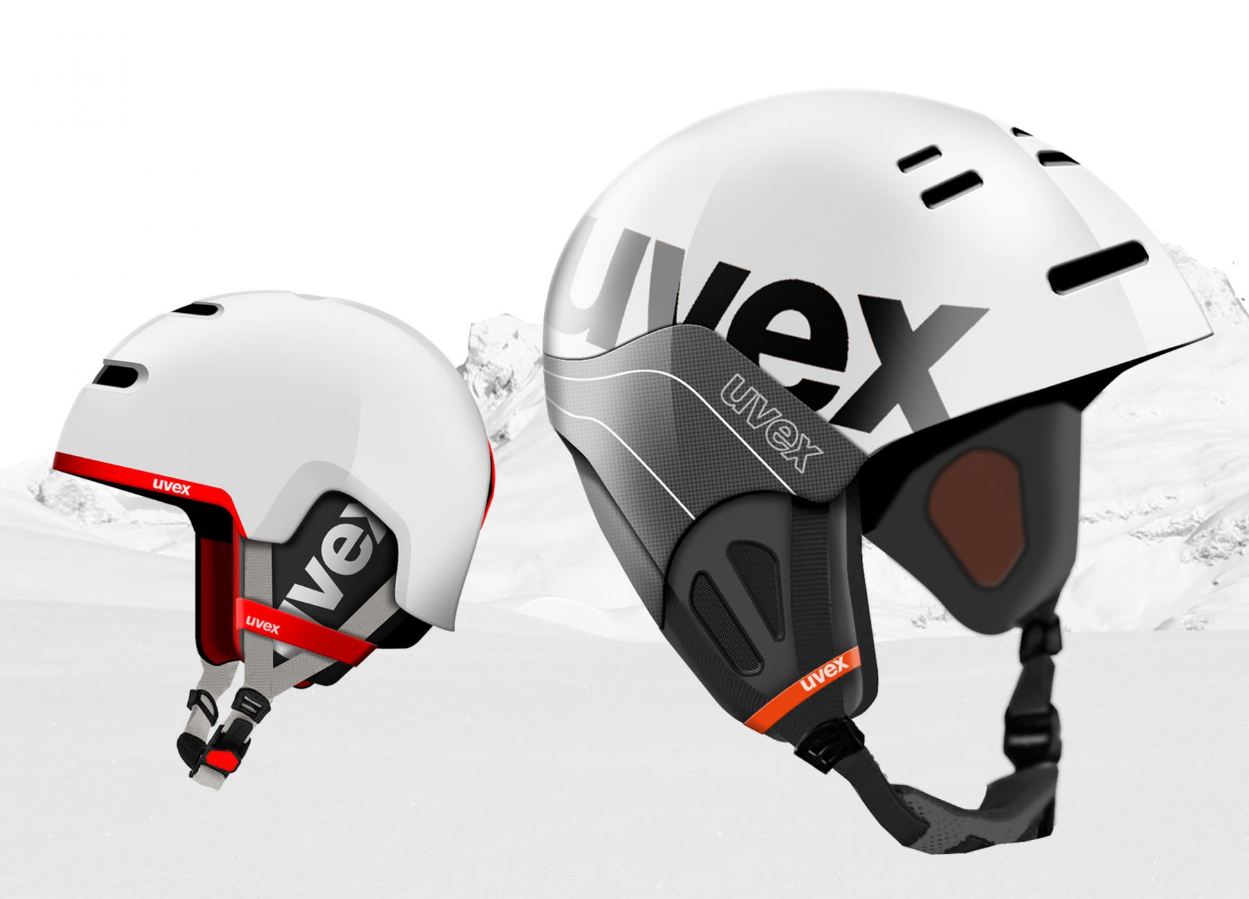 Industriedesign eines Snowboardhelms für Uvex